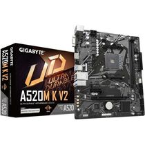 Материнская плата GIGABYTE sAM4: A520M K V2 1.1  [AMD A520, 2хDDR4, 1хPCIEx16, 1хPCIEx1, 4хSata3, 1хM.2, 4хUSB3, D-Sub, HDMI, microATX]