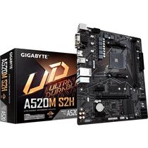 Материнская плата Gigabyte sAM4: A520M S2H 1.3 [AMD A520, 2хDDR4, 1хPCIEx16, 2хPCIEx1, 4хSata3, 1хM.2, 4хUSB3, 2хUSB2, D-Sub, DVI, HDMI, microATX]