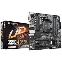 Материнская плата Gigabyte sAM4: B550M DS3H 1.5  [AMD B550, 4хDDR4, 2хPCIEx16, 1хPCIEx1, 4хSata3, 4хUSB3, 4хUSB2, 2хM.2, DVI, HDMI, DP,  microATX]