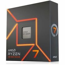 Процессор AM5 Ryzen 7 R7-7700X BOX  4,50 ГГц (5,40 ГГц), 8 ядер, 16 потоков, Radeon, Raphael, 105Вт (100-100000591WOF)