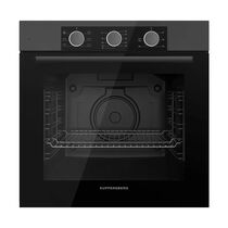 Электрический встраиваемый духовой шкаф Kuppersberg HF 603 GR черный/ серый ( объем - 80 л. t -250°)