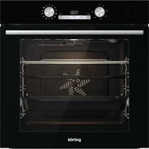 Электрический встраиваемый духовой шкаф Korting OKB 8972 EN ST черный ( объем - 77 л. t -300°)