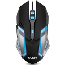 Мышь Sven RX-G740 оптическая, проводная, USB, игровая, с подсветкой, черный (SV-018344)