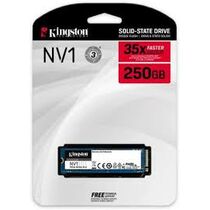 Твердотельный накопитель SSD 2280 M.2: 250 ГБ Kingston NV1 TLC (2100 МБ/ с /  1100 МБ/ с)  SNVS/ 250G