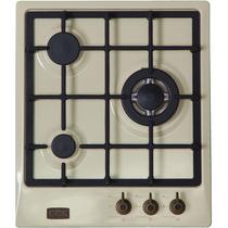 Газовая варочная панель Korting HG 465 CTRB бежевый (конфорок - 3 шт, панель - эмалированная сталь)