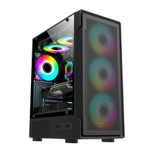 Корпус Foxgate Mini-Tower 33-01F ARGB 6*120мм (без БП, 2xUSB2.0, 1xUSB3.0, ) 33-01F ARGB