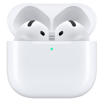 TWS наушники Apple AirPods 4, вкладыши, микрофон,белый (MXP63)
