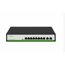 Неуправляемый POE-коммутатор 10 портов Tiandy TC-P3S010 G/ 0820/ AT/ 110 ( 10x1Гбит/ с, 8xPOE, PoE‑бюджет 110 Вт) корпус - металл