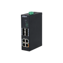 Управляемый PoE-коммутатор 08 портов Dahua DH-HS4408-4ET-60 (4х100Мбит/ с, 4хSFP, 4хPoE, PoE‑бюджет 60 Вт) 2 уровня
