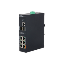 Управляемый PoE-коммутатор 08 портов Dahua DH-HS4208-4GT-60 (6х1Гбит/ с, 2хSFP, 4хPoE, PoE‑бюджет 60 Вт) 2 уровня