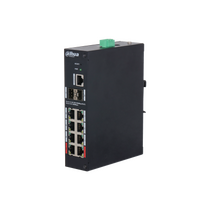 Управляемый PoE-коммутатор 10 портов Dahua DH-HS4210-8GT-90 (8х1Гбит/ с, 2хSFP, 8хPoE, PoE‑бюджет 90 Вт) 2 уровня