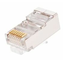 Коннектор RJ-45 Cat5e 50 микрон, экранированный, Nikomax (NMC-RJ88RZ50SD1-100) упаковка 100 шт
