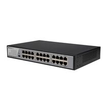 Неуправляемый коммутатор 24 порта Origo OS2224/ A1A ( 24x1Гбит/ с) корпус - металл, DIP-переключатель