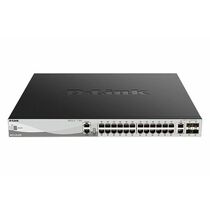Управляемый PoE-коммутатор 30 портов D-Link DGS-3130-30PS/ B2A (24х1Гбит/ с, 2х10Гбит/ с, 4хSFP+, 24хPoE, PoE‑бюджет 370 Вт;740 Вт с DPS-700) 3 уровня
