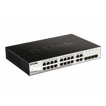 Управляемый коммутатор 20 портов D-Link DGS-1210-16/ G2A (16х1Гбит/ с, 4хRJ45/ SFP) 2 уровня