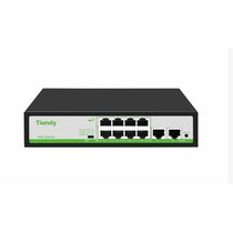 Неуправляемый POE-коммутатор 10 портов Tiandy TC-P3S010 Spec:F/ 0820/ AT/ 90 ( 8x100Мбит/ с 2x1Гбит/ с, 8xPOE, PoE‑бюджет 90 Вт) корпус - металл