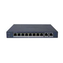 Управляемый PoE-коммутатор 10 портов Hikvision DS-3E1310P-EI/ M (8х100Мбит/ с2х1Гбит/ с, 8хPoE, PoE‑бюджет 60 Вт) начального уровня
