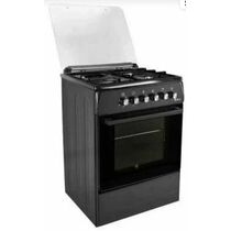Плита комбинированная IDEAL L 305 черный ГК (ГК конфорок, конфорок - 3+1, духовка электро, сталь)