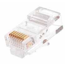 Коннектор RJ-45 Cat5e 6 микрон, неэкранированный, под многожильный кабель, Nikomax (NMC-RJ88RE06UD1-100) упаковка 100 шт