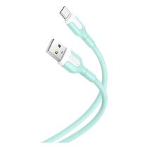 Кабель USB-пластик, -XO- 1м, Type-C (NB212 2.1A) зеленый