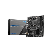 Материнская плата MSI LGA1700: PRO H610M-S DDR4 [H610, 2*DDR4, 1*PCIex1, 1*PCIex16, 2*Sata3, 1*M.2, 4*USB2, 2*USB3, HDMI, Micro-ATX]