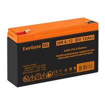 АКБ 6V 12Ah, ExeGate HR 6-12 для использования в ИБП