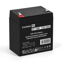 АКБ 12V 5Ah, ExeGate DT 1205 для использования в слаботочных системах