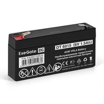 АКБ 6V 1,5Ah, ExeGate DT 6015 для использования в слаботочных системах