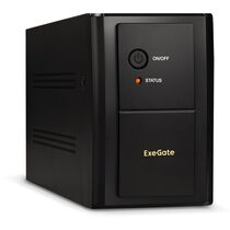 ИБП ExeGate SpecialPro UNB-1000 1000ВА/ 650Вт, 4xSchuko, AVR, (Аккумулятор 12В/ 7Ач*2)