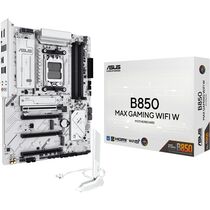 Материнская плата Asus AM5: B850 MAX GAMING WIFI W [B850, 4*DDR5, 4*PCI Ex16, 4*SATA3, 3*M.2, 2*USB 2, 6*USB3, HDMI, DP, ATX]