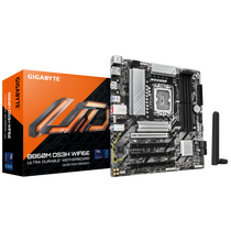 Материнская плата Gigabyte LGA1851: B860M DS3H WIFI6E  [B860, 4хDDR5, 4хPCIe16, 4хSATA3, 1хМ2, 3xUSB 3, 3xUSB 2, HDMI, DP, PS/ 2, Micro-ATX]