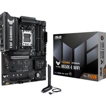 Материнская плата Asus AM5: TUF GAMING B650E-E WIFI [B650, 4*DDR5, 2*PCI Ex16, 4*SATA3, 3*M.2, 5*USB 2, 1*USB3, HDMI, DP, ATX]