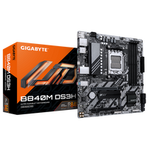Материнская плата Gigabyte AM5: B840M DS3H  [B840, 2хDDR5, 2хPCIe16, 4хSATA3, 2хМ2, 2xUSB3, 4xUSB2, HDMI, Micro-ATX]