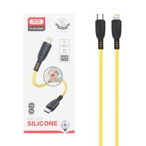 Кабель Type-C-силиконовый, -XO- 1м, Lightning (NB-Q246A PD27W) желтый
