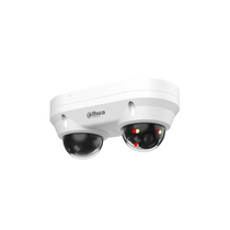 Видеокамера IP 4 Mp+4 Mp уличная Dahua купольная, f: 2.8 мм, 2688*1520, ИК: 30 м, LED:20 м, антивандальная, карта до 256 Gb, микрофон (DH-IPC-HDBW2449