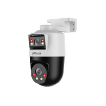 Видеокамера IP 2 Mp+2 Mp уличная Dahua купольная, f: 4.0 мм, 1920*1080, ИК: 30 м, LED:30 м, карта до 256 Gb, микрофон, поворотная (DH-SDT2A200-2F-NB-A