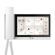 Видеодомофон IP Dahua, 7 дюймов, 1024*600, белый, карта до32 Gb, WiFi (DHI-VTH5421EW-H)
