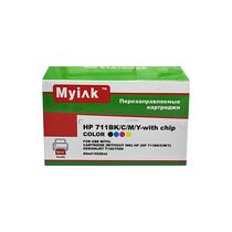 Перезаправляемые картриджи HP HP 711BK/ C/ M/ Y MyInk (без чернил) (Designjet T120/ T520) с чипами