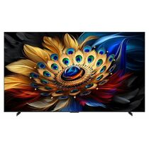 Телевизор 85" TCL 85C655 QLED, Google TV, 4K Ultra HD, 120 Гц, HDMI х4, USB х1, чёрный