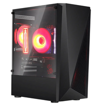 Корпус Bloody Midi-Tower BD-CC102F (без БП, Боковое стекло, Вентиляторы 120мм: 4xFRGB, ГхВхШ: 350x410x185, ) BD-CC102F-BK