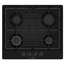 Газовая варочная панель Bosch PGP6B6K90R черный (конфорок - 4 шт, панель - эмалированная сталь)