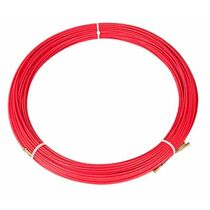 Протяжка кабельная (мини УЗК в бухте), стеклопруток, d=3,5мм, 10м, красная Rexant (47-1010)