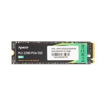 Твердотельный накопитель SSD 2280 M.2: 512 ГБ Apacer AS2280P4 TLC (2100 МБ/ с /  1500 МБ/ с)  AP512GAS2280P4X-1