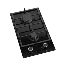 Газовая варочная панель Kraft KF-HV3151B черный (конфорок - 2 шт, панель - эмалированная сталь)