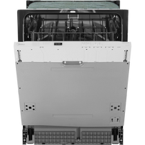 Посудомоечная машина встраиваемая Midea MID60S050 серебристая (полноразмерная , вместимость - 14 комплектов, расход воды - 10 л)