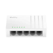 Неуправляемый коммутатор 05 портов Cudy FS105D ( 5x100Мбит/ с) корпус - пластик