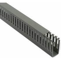 Короб ПВХ перфорированный самоклеящийся, 40х40, серый (паз 4мм, зуб 6мм) Rexant (28-5015) кратность заказа 2 метра