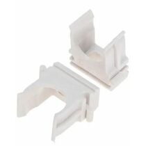 Крепеж-клипса для труб ø20мм, белая (100 шт/ уп) Rexant (28-0120-6)