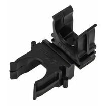 Крепеж-клипса для труб ø25мм, черная (10 шт/ уп) Rexant (28-0125-5)