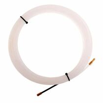 Протяжка кабельная (мини УЗК в бухте), нейлон, d=3,0мм, 5м, латунный наконечник, заглушка, Rexant (47-1005-1)